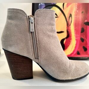 Suede booties